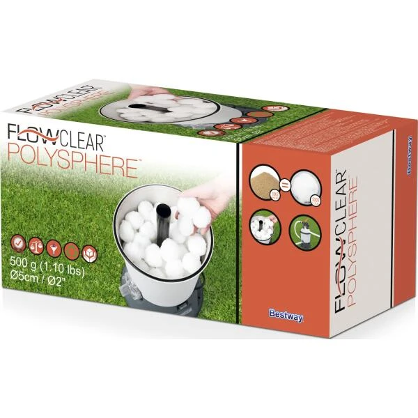 Bestway Flowclear Polysphere Filterballen - 500 G