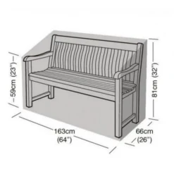 Hoes Voor Tuinbank Driezit - 163 × 66 × 59/81 Cm