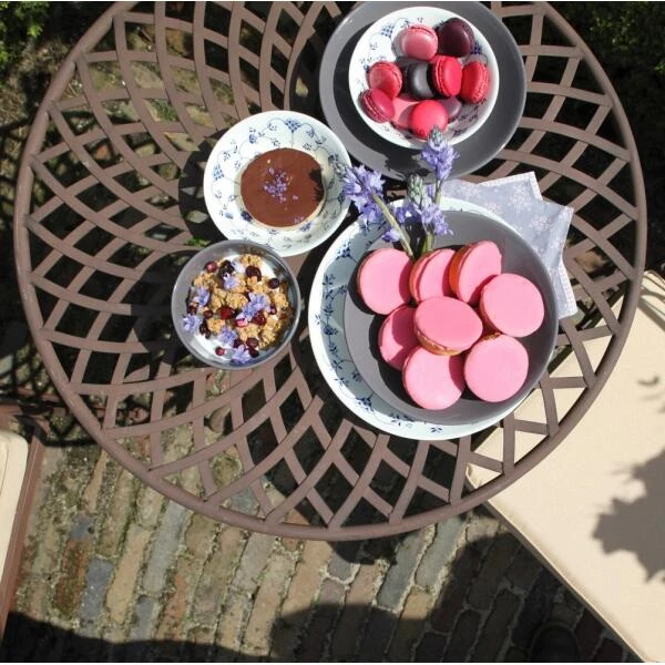 ESSCHERT DESIGN Bistrotafel Elegant - Metaal Ø 70 Cm - Afbeelding 3