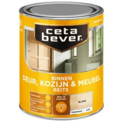 Cetabever Binnenbeits Deur, Kozijn & Meubel Transparant Glans, Blank - 750 Ml