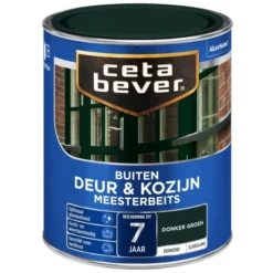 Cetabever Meesterbeits Deur & Kozijn Dekkend, Donkergroen - 750 Ml