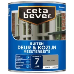 Cetabever Meesterbeits Deur & Kozijn Dekkend, Ral 7030 - 750 Ml