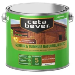 Cetabever Schuur & Tuinhuis Natuurlijk Effect, Douglas - 2,5 L