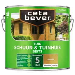 Cetabever Tuinbeits Schuur & Tuinhuis Transparant, Grenen - 2,5 L