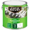 Cetabever Tuinbeits Tuinhout Dekkend, Wit - 2,5 L