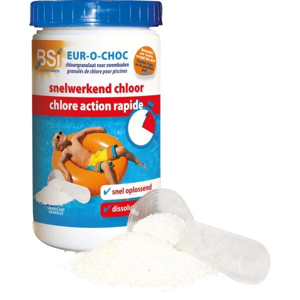 BSI Chloorkorrels Snelwerkend - SHOCK 1 Kg - Afbeelding 2