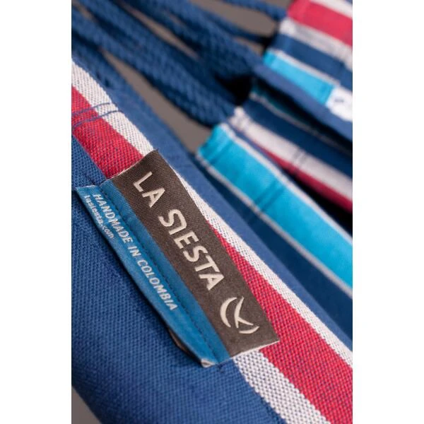 LA SIESTA Tweepersoonshangmat Currambera - Bosbesblauw - Afbeelding 2