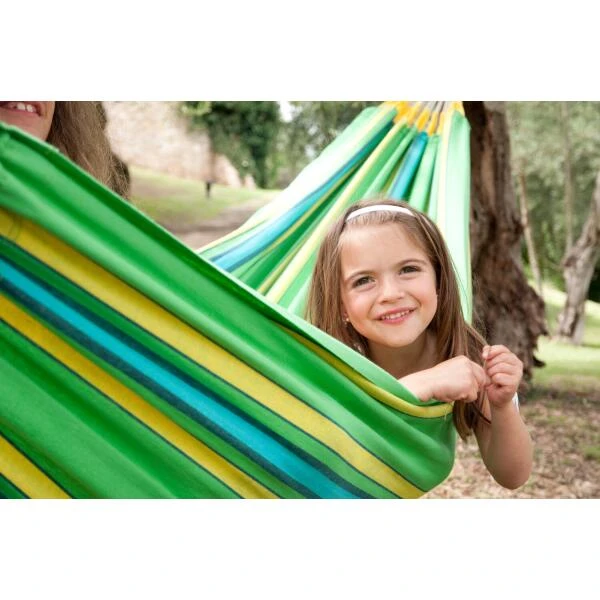 LA SIESTA Tweepersoonshangmat Currambera - Kiwi - Afbeelding 2