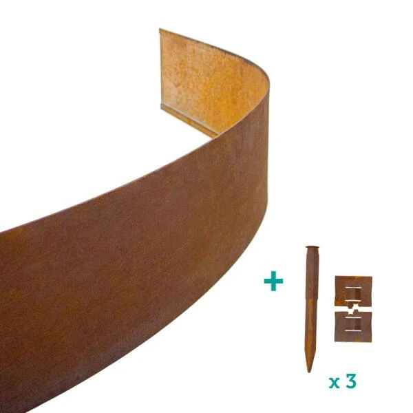 Kantopsluiting Multi-Edge Advance Corten - Set Van 6 Stuks - Afbeelding 2