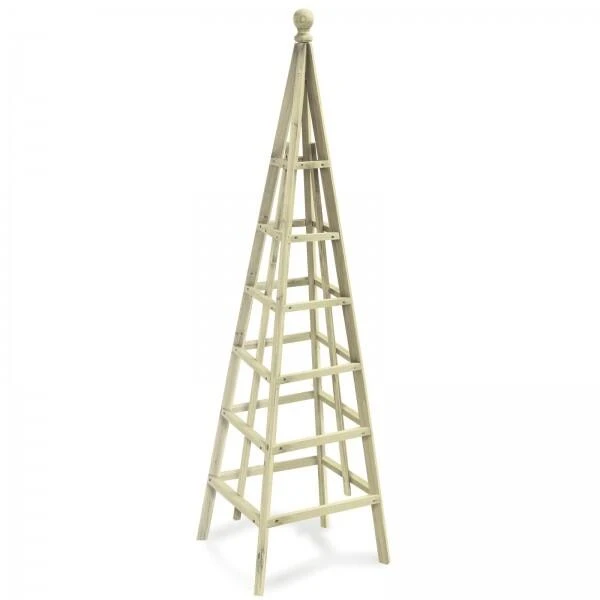 Obelisk In Hout - 190 Cm - Afbeelding 2