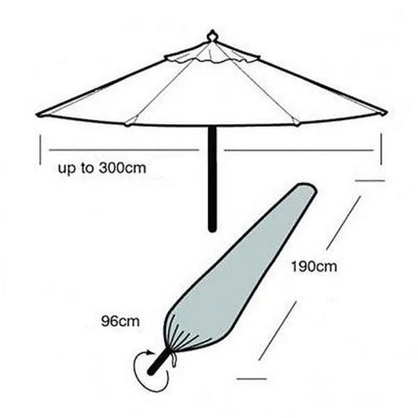 Beschermhoes Parasol - Ø 29 × 190 Cm