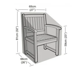 Beschermhoes Tuinstoelen Met Armleuningen - 68 × 66 × 81 Cm