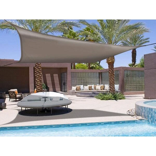 Zonnescherm Schaduwdoek Vierkant - Bruin 3,4 × 3,4 M